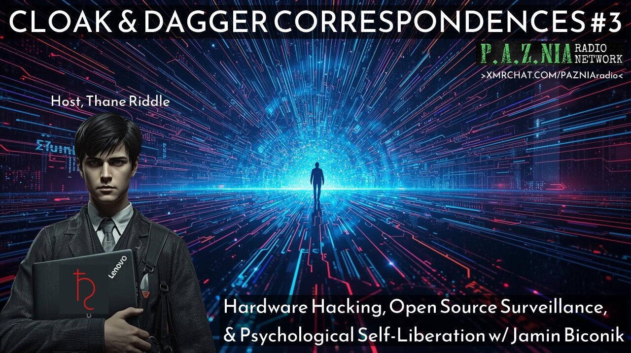 Cloak & Dagger Correspondences #3: Hardware Hacking & Open Source Surveillance w/ Jamin Biconik