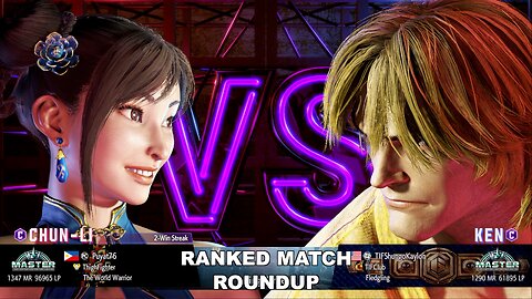 Kuya Kalbo SF6 Ranked Roundup. Chun Li Master Rank [Hori Fight Stick]