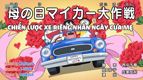 Doraemon Tập 810 - Phần 1 | Chiến lược xe riêng nhân ngày của mẹ
