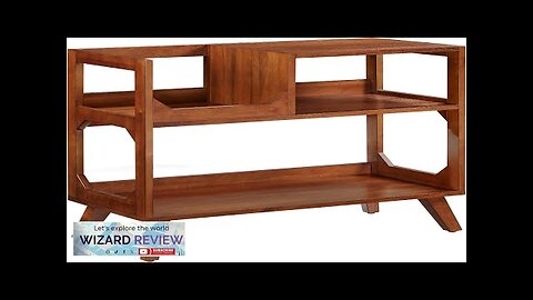 Crosley Furniture Asheville Medium Record Storage Console Walnut Review