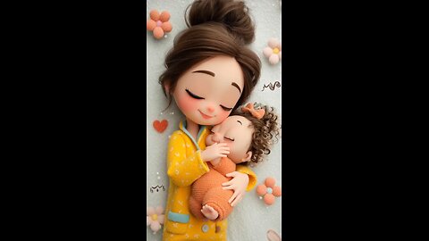 A Mother’s Warm Hug 🤱💖 | Who Loves Their Mom the Most? 💞 Comment Below! 🌷