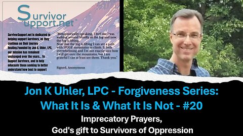 S2 EP210 -- 20 Imprecatory Prayers God's Gift To Survivors Of Oppression