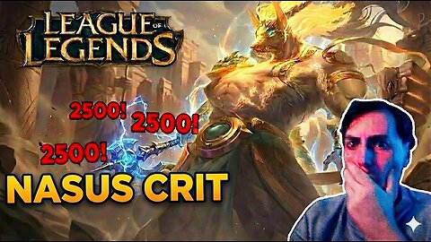 A NOVA BUILD PROIBIDA DO NASUS CRÍTICO! (ESTÁ QUEBRADO) Ganhe dinheiro jogando lol 🪦 #lol
