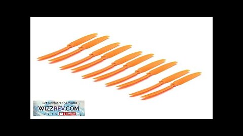 10pcs Gemfan 9050 ABS Direct Drive Orange Propeller Blade for RC Airplane Review