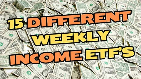 The Weekly | Dividend | Exchange-Traded Fund (ETF) | High Risk | Portfolio | Ep #W6
