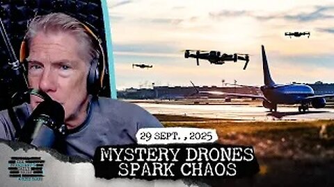 Mystery Drone Swarms Spark Chaos Across Europe & Iran Sanctions Snap Back 
