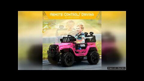 Ride on Truck Car 12V Kids Electric Vehicles with Remote Control Spring Review