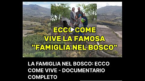 Famiglia nel bosco: SE FOSSE TEATRO?