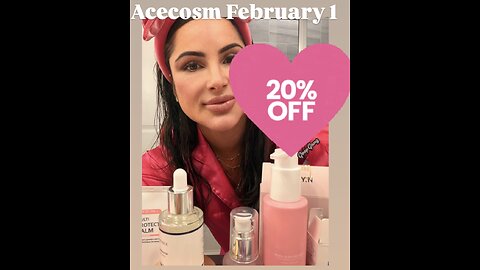 Sale Acecosm Valentine 24 hour February 1💗discount code LOIS save up 60% off your order🙌🏼🙏💗💗