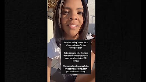 Candace Owens: Tyler Robinson Has Never Even Been to the UVU Campus