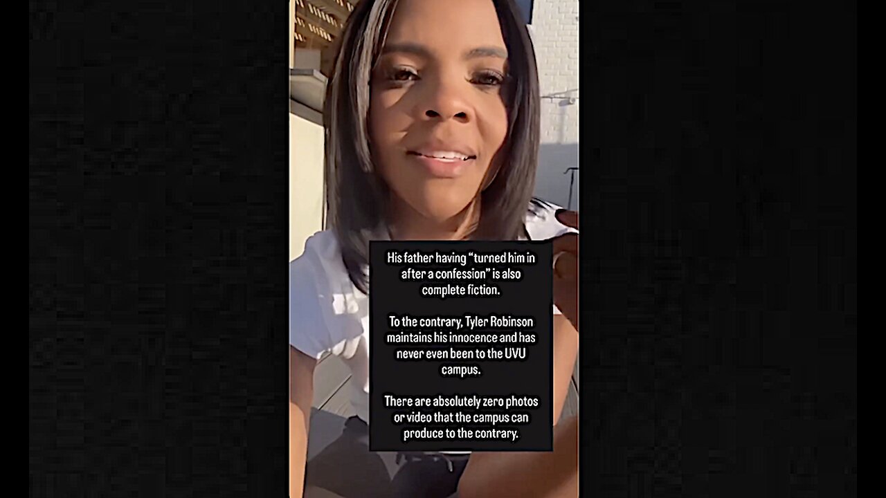 Candace Owens: Tyler Robinson Has Never Even Been to the UVU Campus
