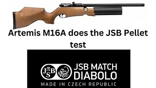Artemis M16A Does the JSB Pellet test