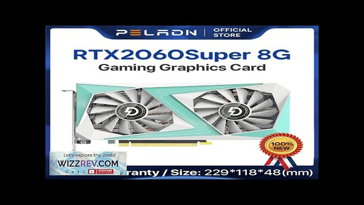 PELADN Full New RTX 2060 Super Graphics Cards 8GB GDDR6 256Bit GPU Review