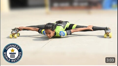 Lowest Limbo Roller-Skating - Guinness World Records
