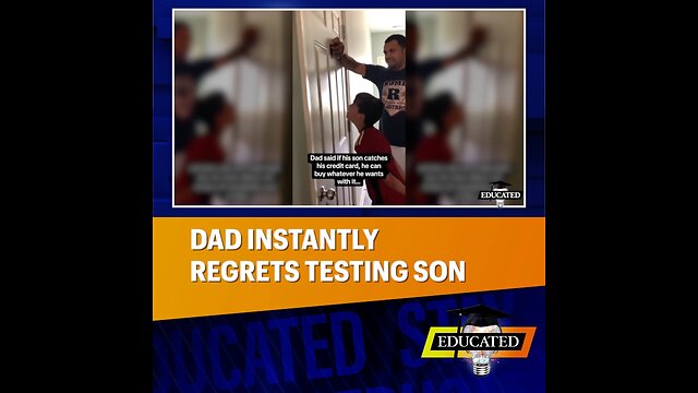 Dad Tries To Trick His Son And Immediately Regrets It