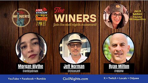 The Winers Ep. 65 (streams live on Jan 8 at 7 PM ET)