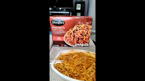 Eating Stouffer's Spaghetti With Meat Sauce, Dbn, MI, 2/11/25