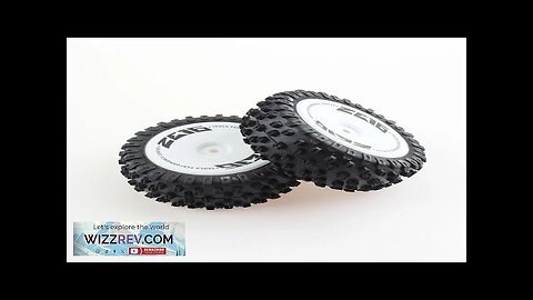 2PCS Wltoys 124007 1/12 RC Car Spare Front Tires Wheels Rims Glued Review