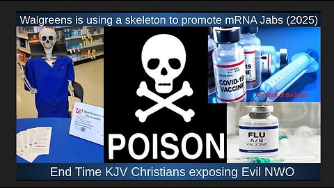 Walgreens is using a skeleton to promote mRNA Jabs (2025)