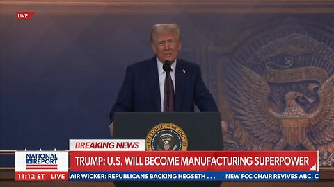 President Trump: You will have to pay tariffs if you don't make goods in America