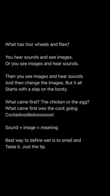 What is dancing then?