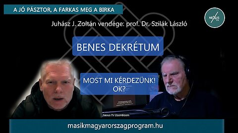Egy Nobel-díj margójára - +18 - prof. Dr. Szilák László és Juhász J. Zoltán