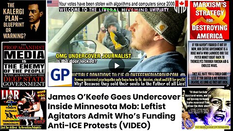 J O’Keefe Goes Undercover Inside Min Mob: Leftist Agitators Admit Who’s Funding Anti-ICE Protests