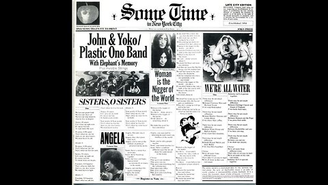 John & Yoko / Plastic Ono Band With Elephants Memory - Sometime In New York City (UK) 1972/2005 CD