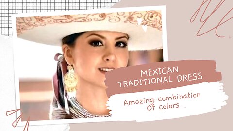 MEXICAN TRADITIONAL DESS..AMAZING COMBINATION OF COLORS