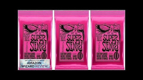 Ernie Ball Super Slinky Electric Guitar Strings 9-42 (Pack of 3 Sets) Review