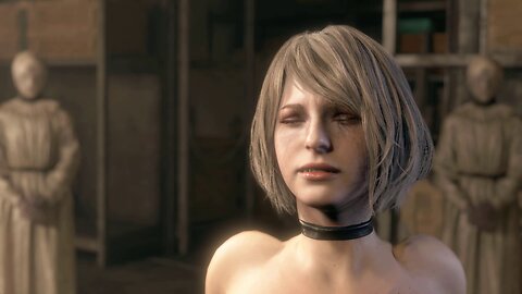Let's Play Resident Evil 4 remake Part 18 of 21 Ashley nude mod