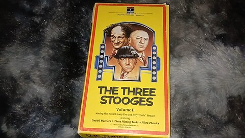 VHS Opening: The 3 Stooges Volume II