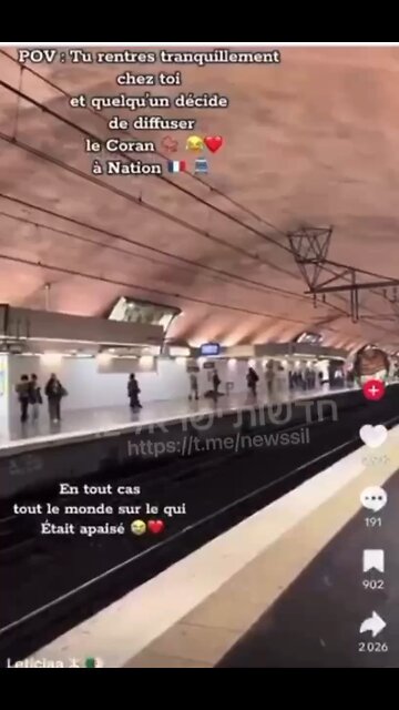 This is what you'll hear at a train station in France. Coming to New York soon!