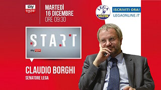 🔴 Interventi del Sen. Claudio Borghi, ospite a "Start" su SkyTg24 (16.12.2025)