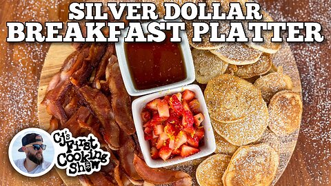 CJ's Silver Dollar Breakfast Platter on the Blackstone Griddle