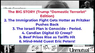 Liberty Conspiracy LIVE 9-30-25 Trump v Pritzker, Sumud Flotilla, Israel v Peace