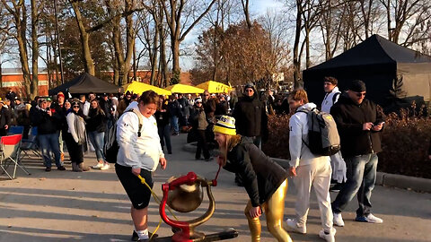 November 16, 2019 - The Monon Bell Makes Its Way Toward the DePauw Campus