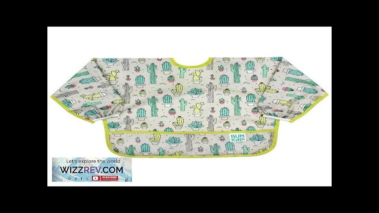 Bumkins Waterproof Sleeved Bib Cacti Review