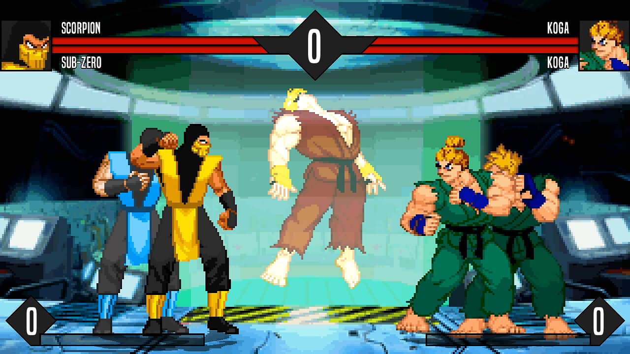 MUGEN - Scorpion & Sub-Zero vs. Koga Bros. - Download