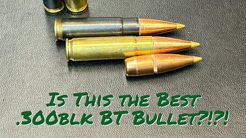 .300blk 150gr Remington Accu-Tip Bullet, Ballistic Gel Block Testing