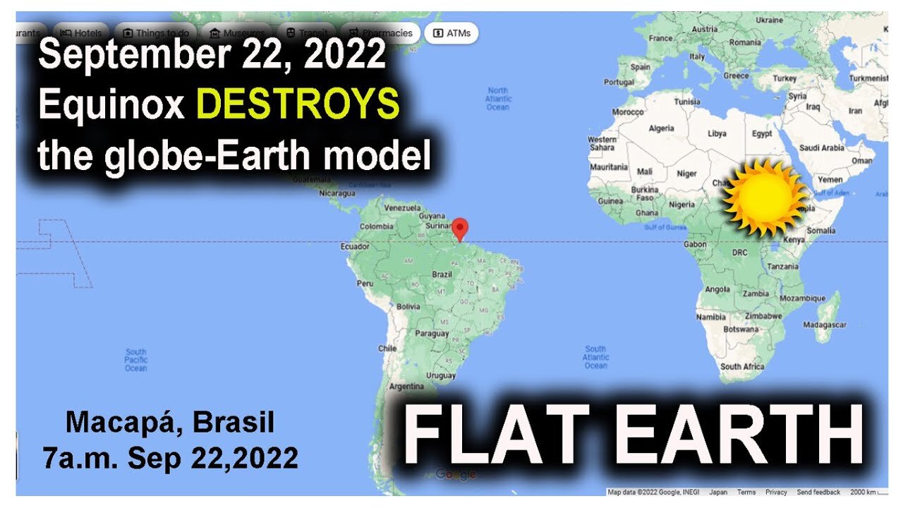 The Equinox on Sep 22, 2022 DESTROYS the globe-Earth model