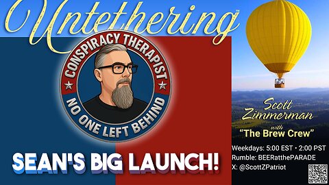 Sean "Conspiracy Therapist" Launches His New Podcast Today!