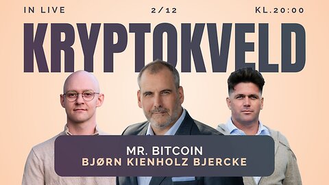 Kryptokveld med Mr. Bitcoin