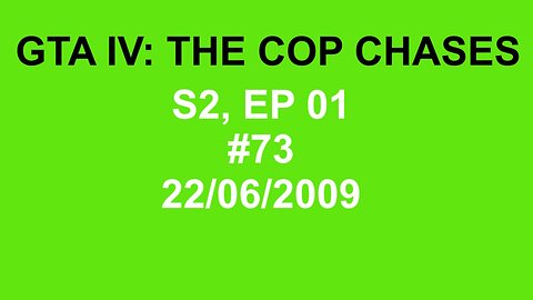 GTA IV: The Cop Chase S2 E01