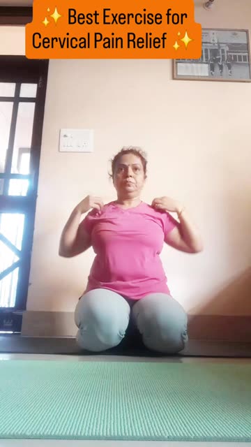 Cervical pain relief yoga