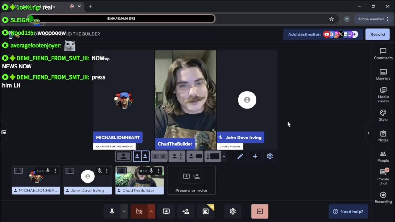 Michaelionheart interviews Chud The Builder feat. John Dave Irving