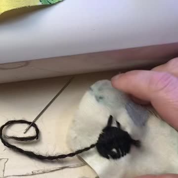 Sewing up a Aplaca Cuddle