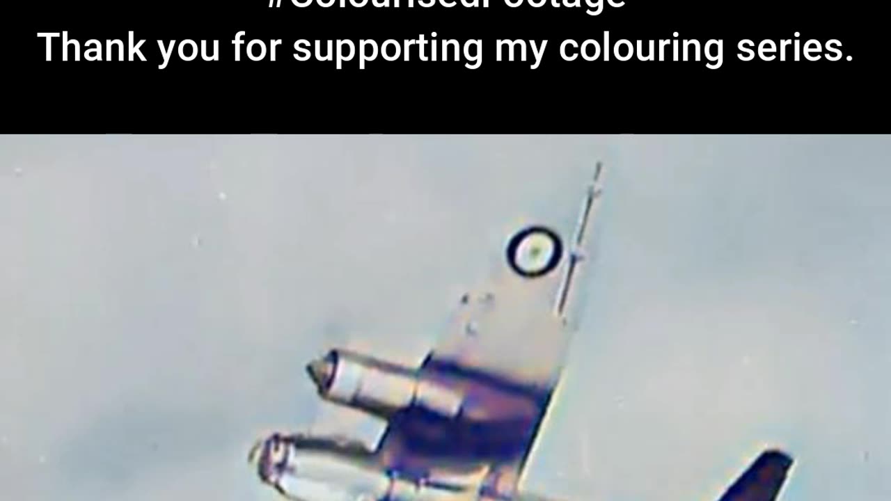 Repainted Ju 88 in British Hands #ColourisedHistory