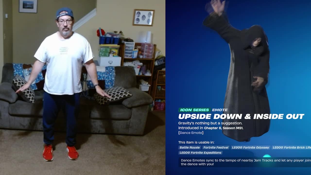 FFG Dance Fortnite Emotes Upside Down & Inside Out