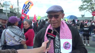 Diversas manifestaciones en Colombia en favor de la causa palestina